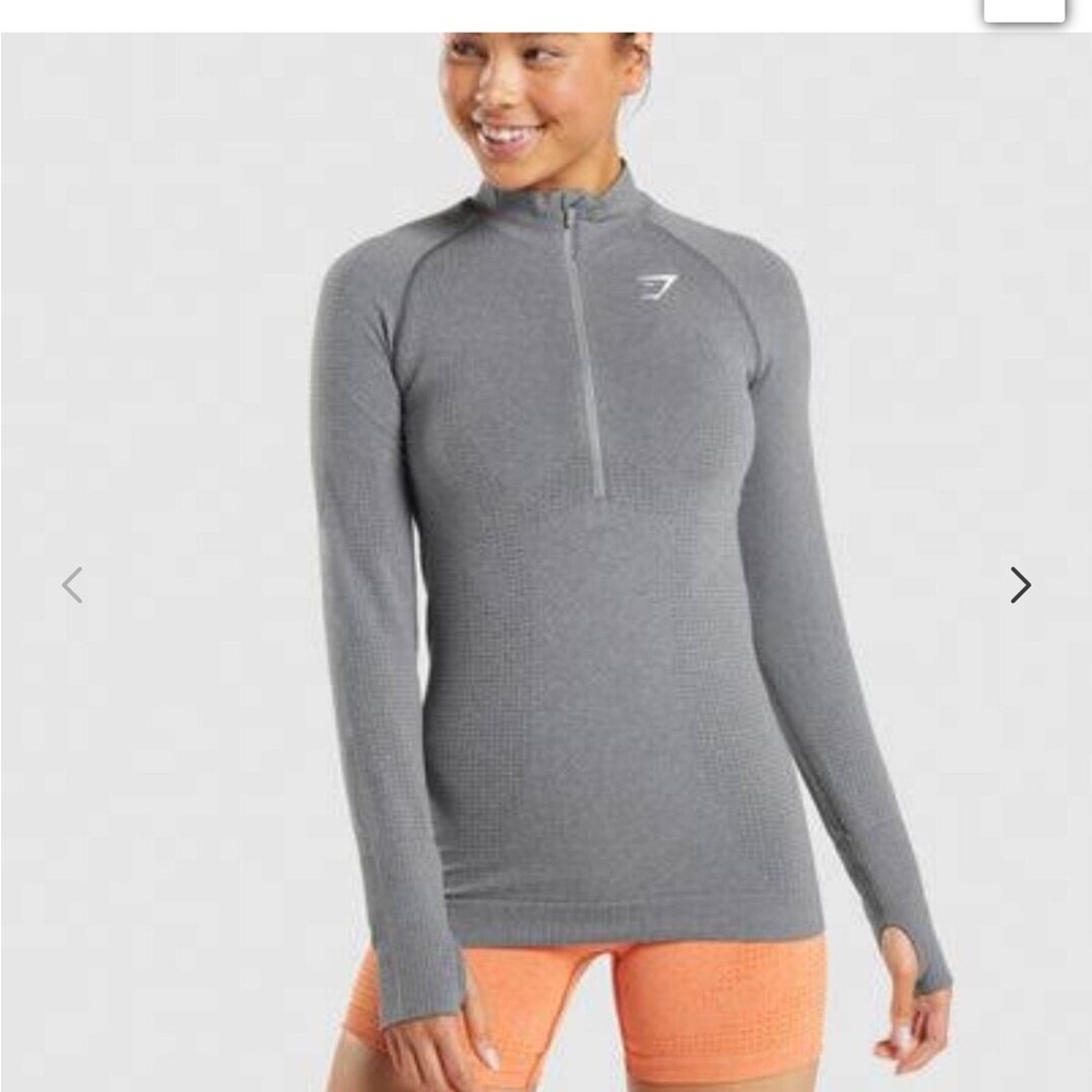 Gymshark Gray Long Sleeve Top